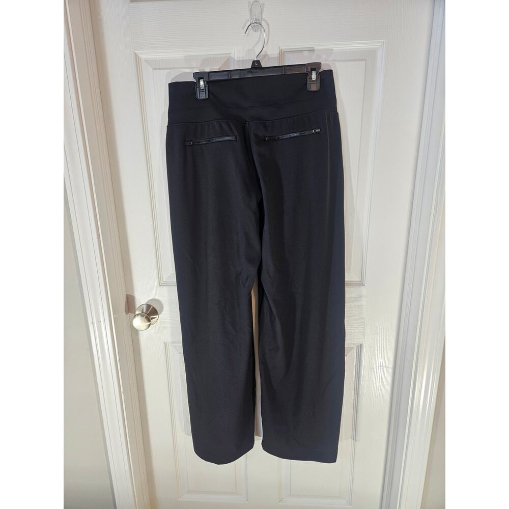 Athleta Venice High Rise Wide Leg Pants Black Stretch Womens Size Large - Picture 5 of 13